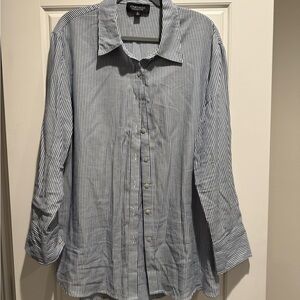 Women’s Blue Striped Shirt